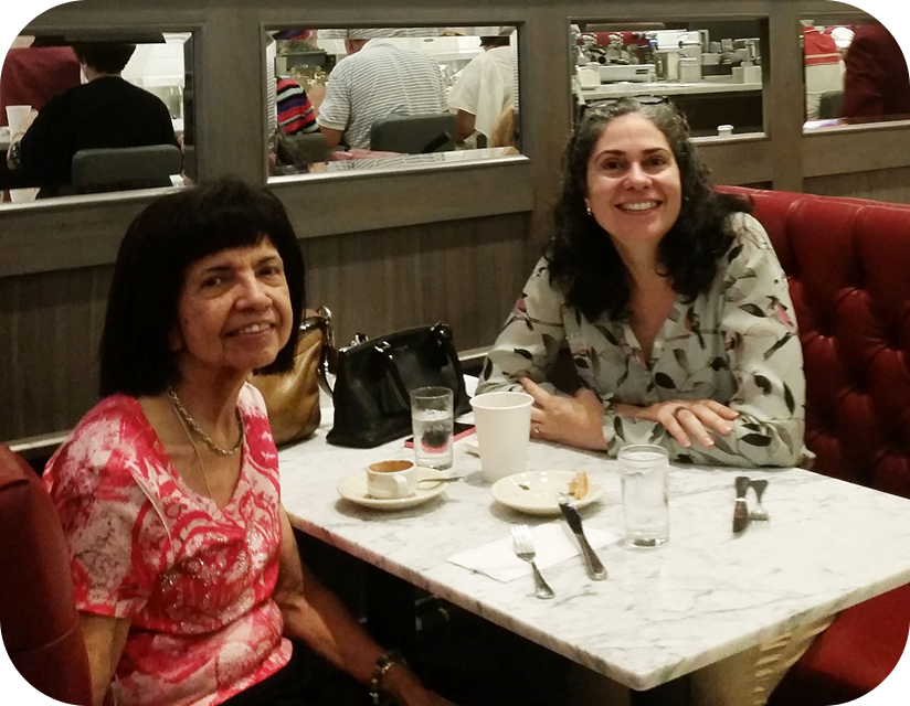 Image of Laura and her mum